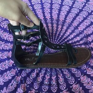 Black sandals